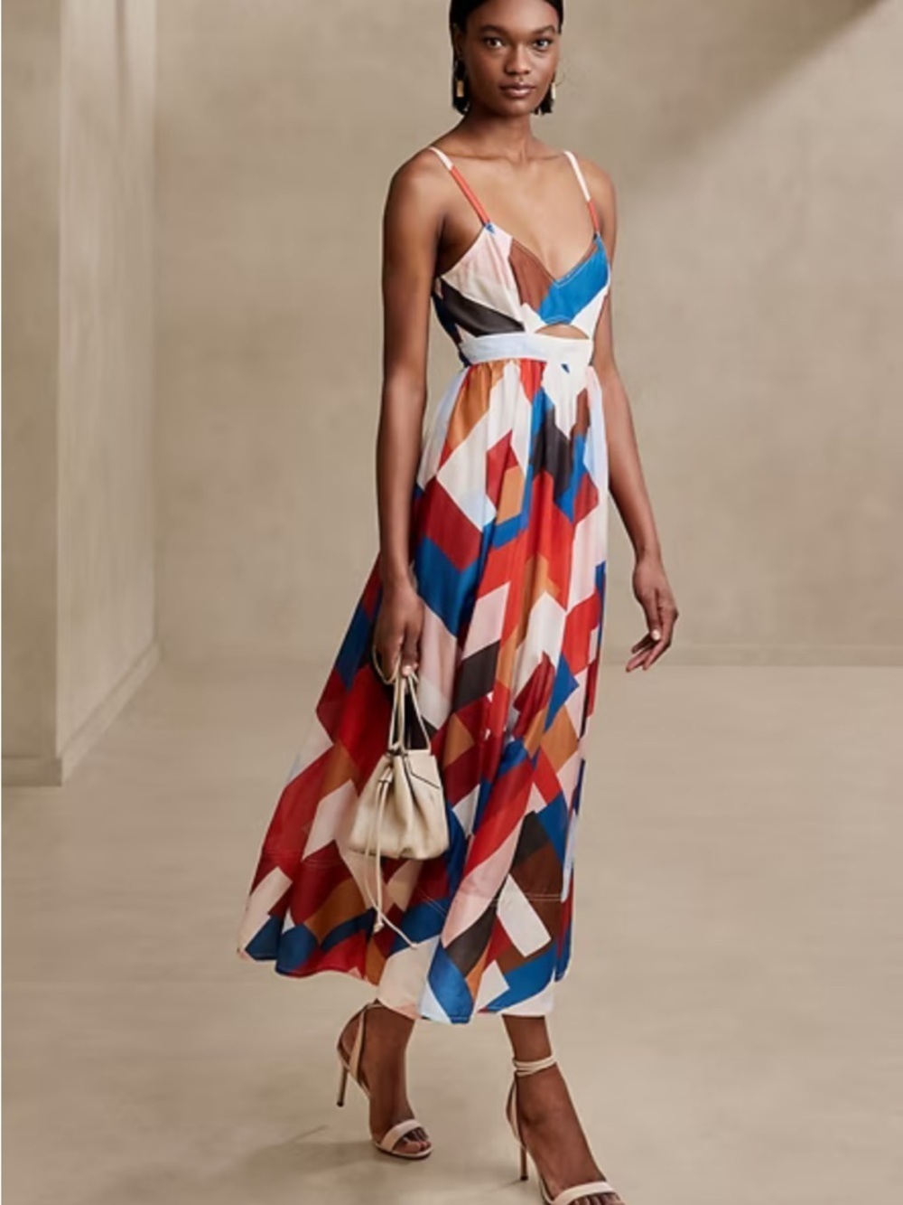 NWT Banana Republic ISA COTTON-SILK DRESS Size 2